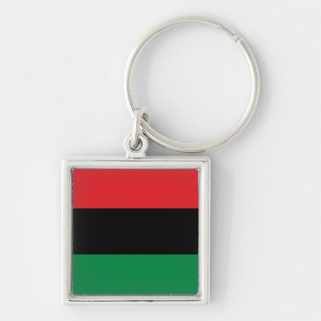 Pan African Flag & Unia Symbol / sports fan Key Ring (Front)