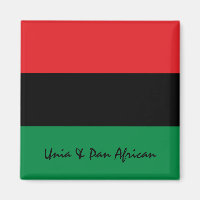 Pan African Flag & Unia Symbol / sports fan