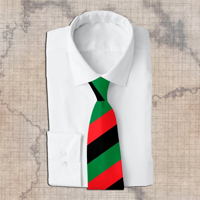 Pan African Flag & Unia Symbol / sports fan Tie (Creator Uploaded)