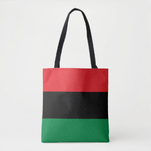Pan African Flag & Unia Symbol / sports fan Tote Bag