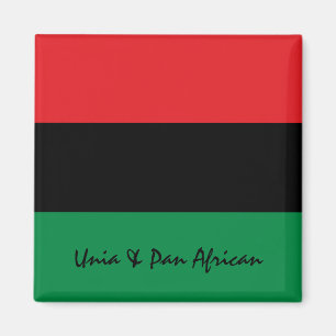 Pan African Flag & Union Symbol / sports fan Magnet