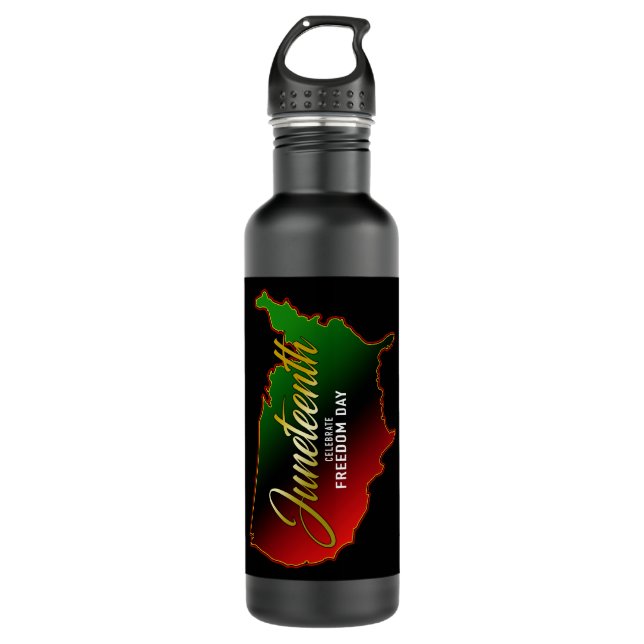 Pan African, Juneteenth  710 Ml Water Bottle (Front)