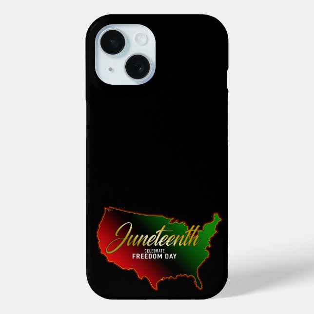 Pan African, Juneteenth   Case-Mate iPhone Case (Back)