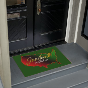 Pan African, Juneteenth Doormat
