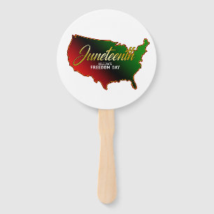 Pan African, Juneteenth  Hand Fan