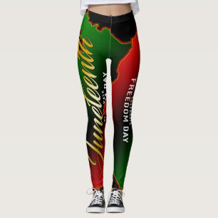 Pan African, Juneteenth Leggings