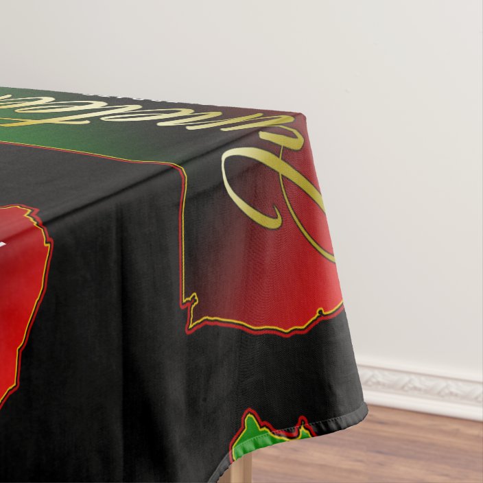 Pan African, Tablecloth Zazzle.co.uk