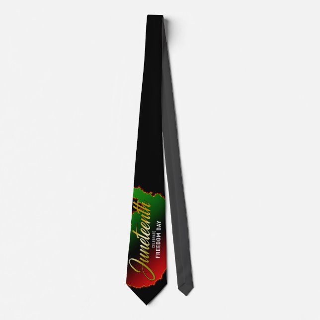 Pan African, Juneteenth Tie (Front)