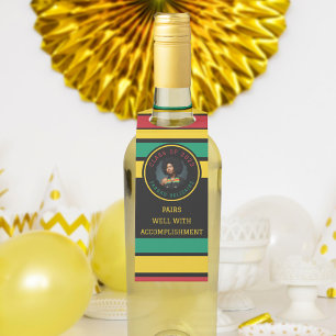 Pan African Photo Graduation Bottle Tag