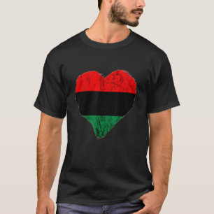 Pan African UNIA Flag Black History Afro American T-Shirt