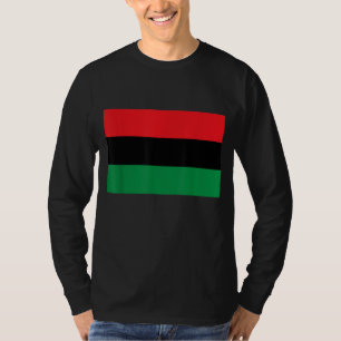 Pan African UNIA Flag Black Liberation flag Afro-A T-Shirt