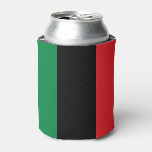 Pan African UNIA Flag Can Cooler (Can Front)