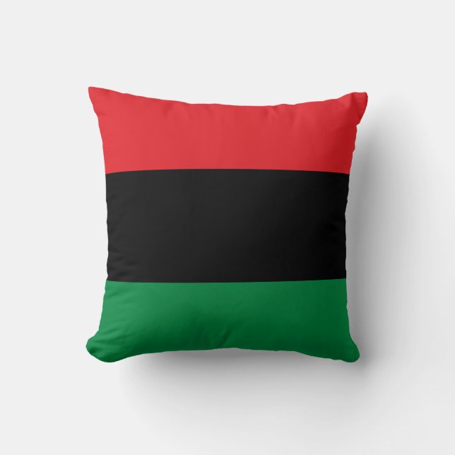 Pan African UNIA Flag Cushion (Front)