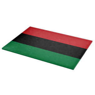 Pan African UNIA Flag Cutting Board