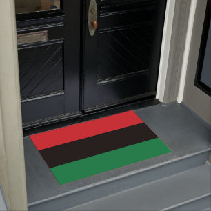 Pan African UNIA Flag Doormat