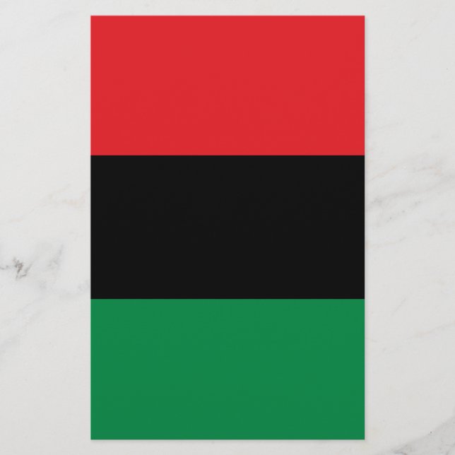 Pan African UNIA Flag Flyer (Front)