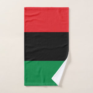 Pan African UNIA Flag Hand Towel