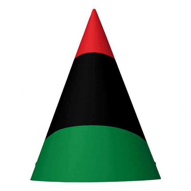 Pan African UNIA Flag Party Hat (Front)