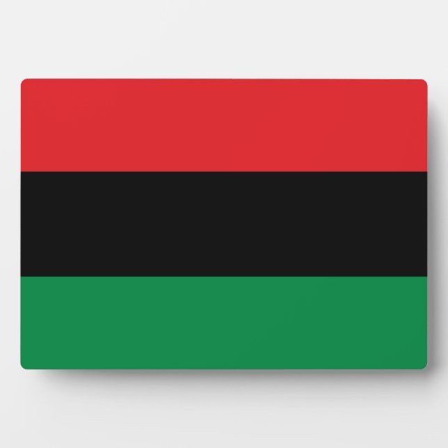 Pan African UNIA Flag Plaque (Front)
