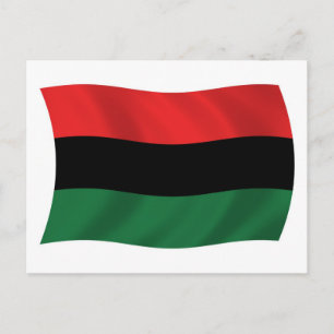 Pan African (UNIA) Flag Postcard
