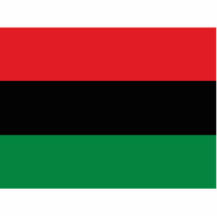 Pan African UNIA Flag Standing Photo Sculpture