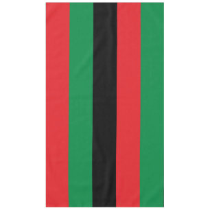 Pan African UNIA Flag Tablecloth