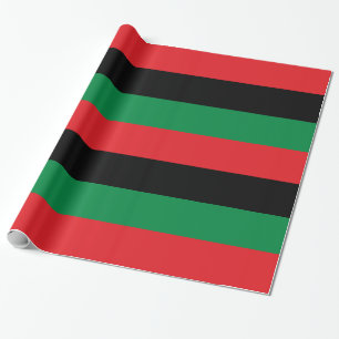 Pan African UNIA Flag Wrapping Paper