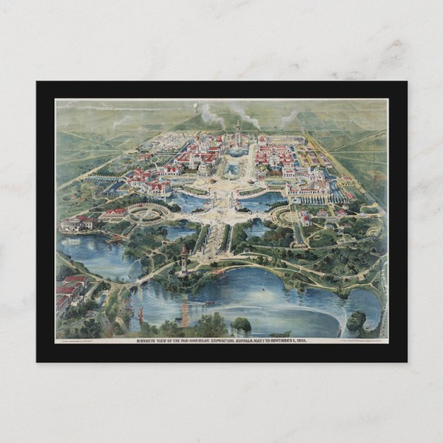 Pan American Exposition Buffalo1901 Postcard (Front)