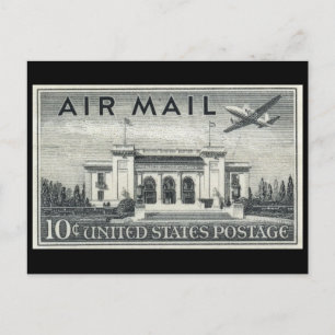 Pan American Union Building, Air Mail Postcard