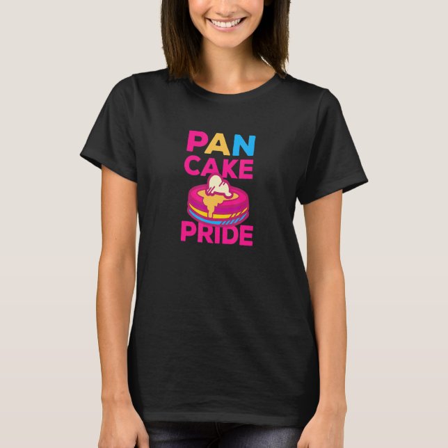 Pan Cake Pansexual Pride Flag Lgbtq Subtle Pride F T-Shirt (Front)