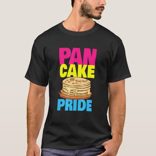 Pan Cake Pride Pansexual T-Shirt (Front)