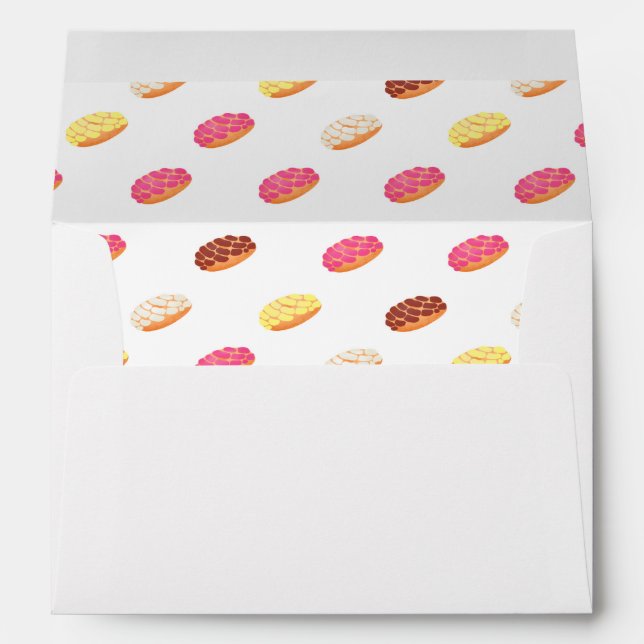 Pan Dulce Mexican Concha Sweet Bread Envelope (Back (Bottom))