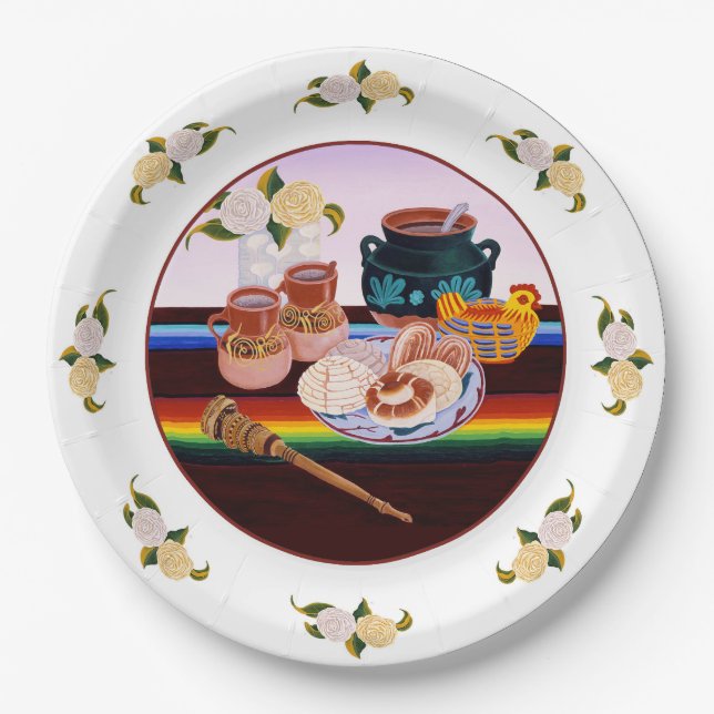 Pan Dulce Paper Plate (Front)