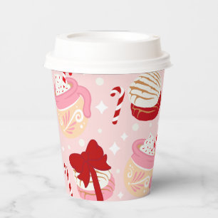 Pan Dulce y Cafecito Mexican Christmas Paper Cups