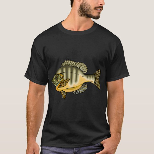 Pan Fish Illustration T-Shirt (Front)