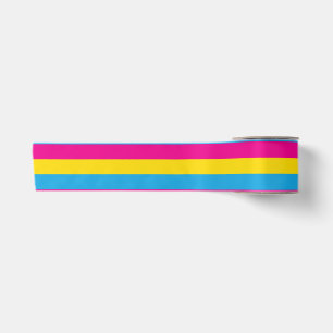 Pan Flag Satin Ribbon