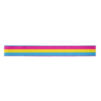 Pan Flag Satin Ribbon