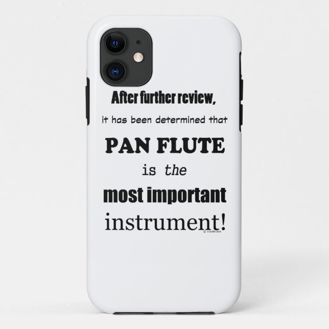 Pan Flute Most Important Instrument Case-Mate iPhone Case (Back)