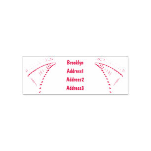 Pan flute / panpipes cartoon illustration self-inking stamp