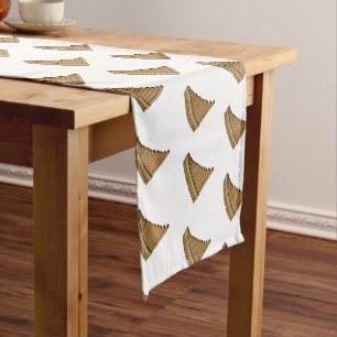 Pan flute / panpipes cartoon illustration  short table runner