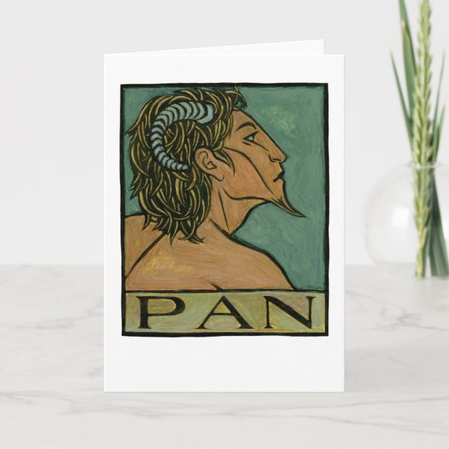 Pan Greeting Card (Front)