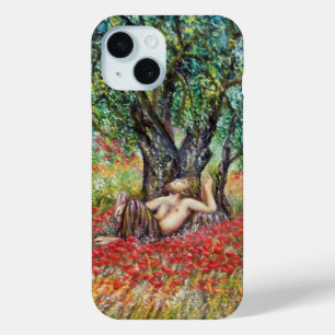 PAN, OLIVE TREE AND POPPY FIELDS iPhone 15 CASE