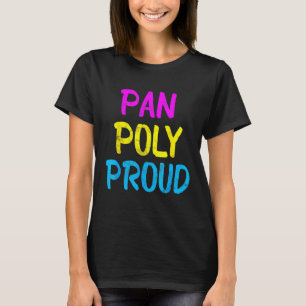Pan Poly Proud Pansexual Polyamory Pride LGBTQ Sup T-Shirt