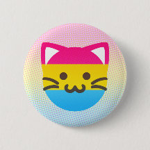 pan pride cat button