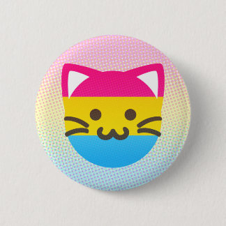 pan pride cat button