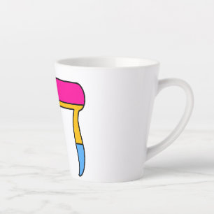 Pan Pride Flag Chai Latte Mug