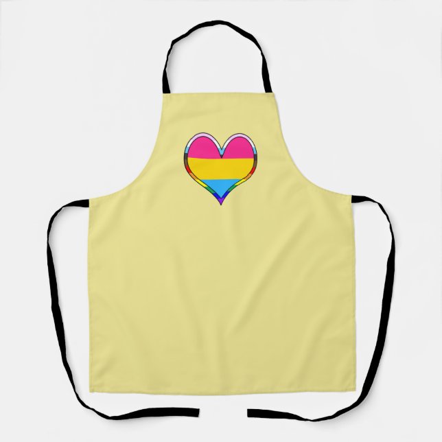 Pan Pride Heart Apron (Front)
