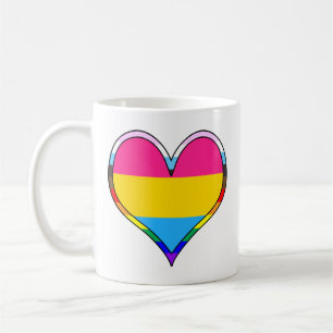 Pan Pride Heart Coffee Mug