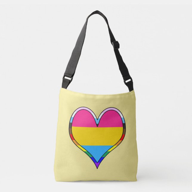 Pan Pride Heart Crossbody Bag (Front)