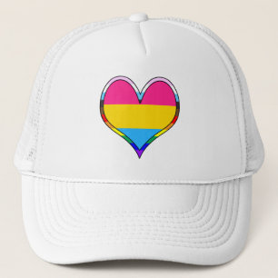 Pan Pride Heart Trucker Hat
